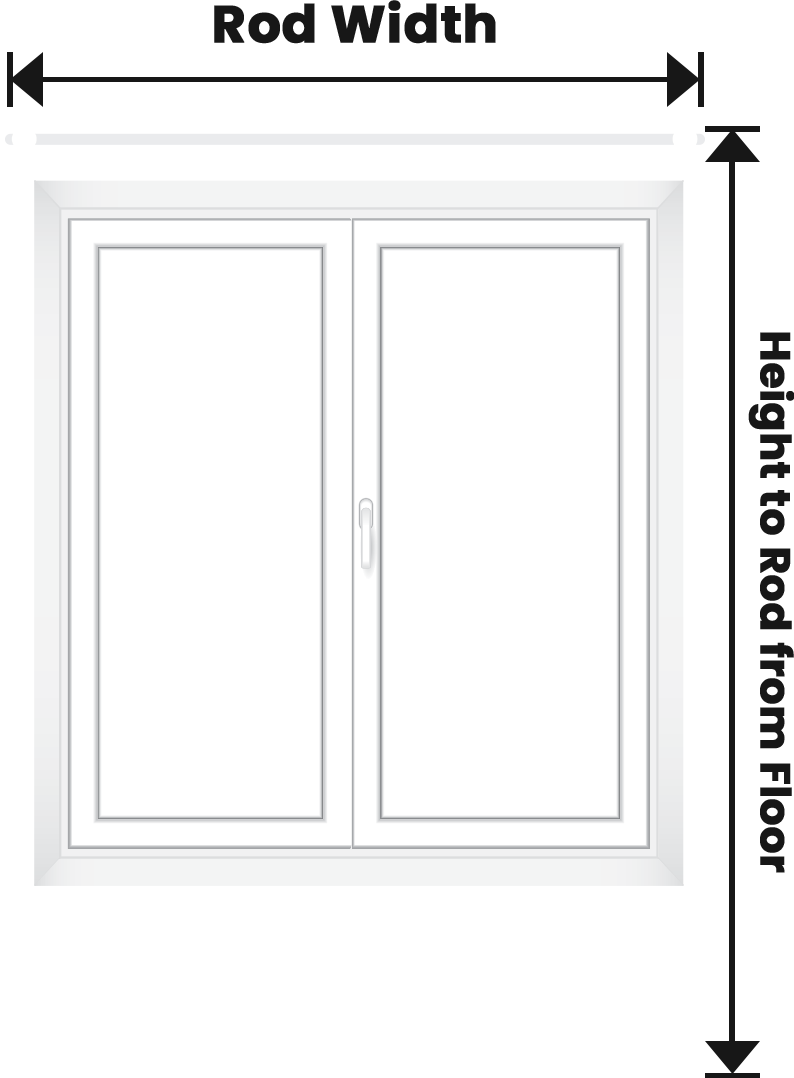 How to Measure by Rod Height & Width for Draperies